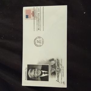 James E. Carter Inauguration Day Stamped Envelope